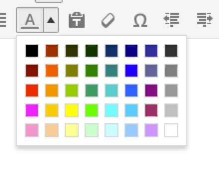 Text Color Options - WordPress 3.9