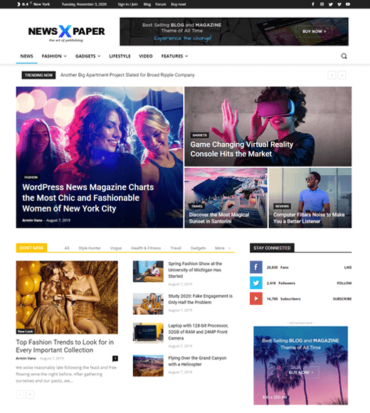 NewsPaper Best WordPress Theme