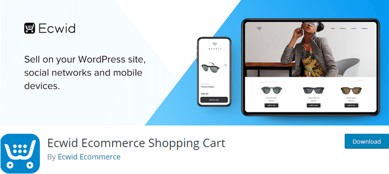 Ecwid ecommerce Shopping Cart Plugin