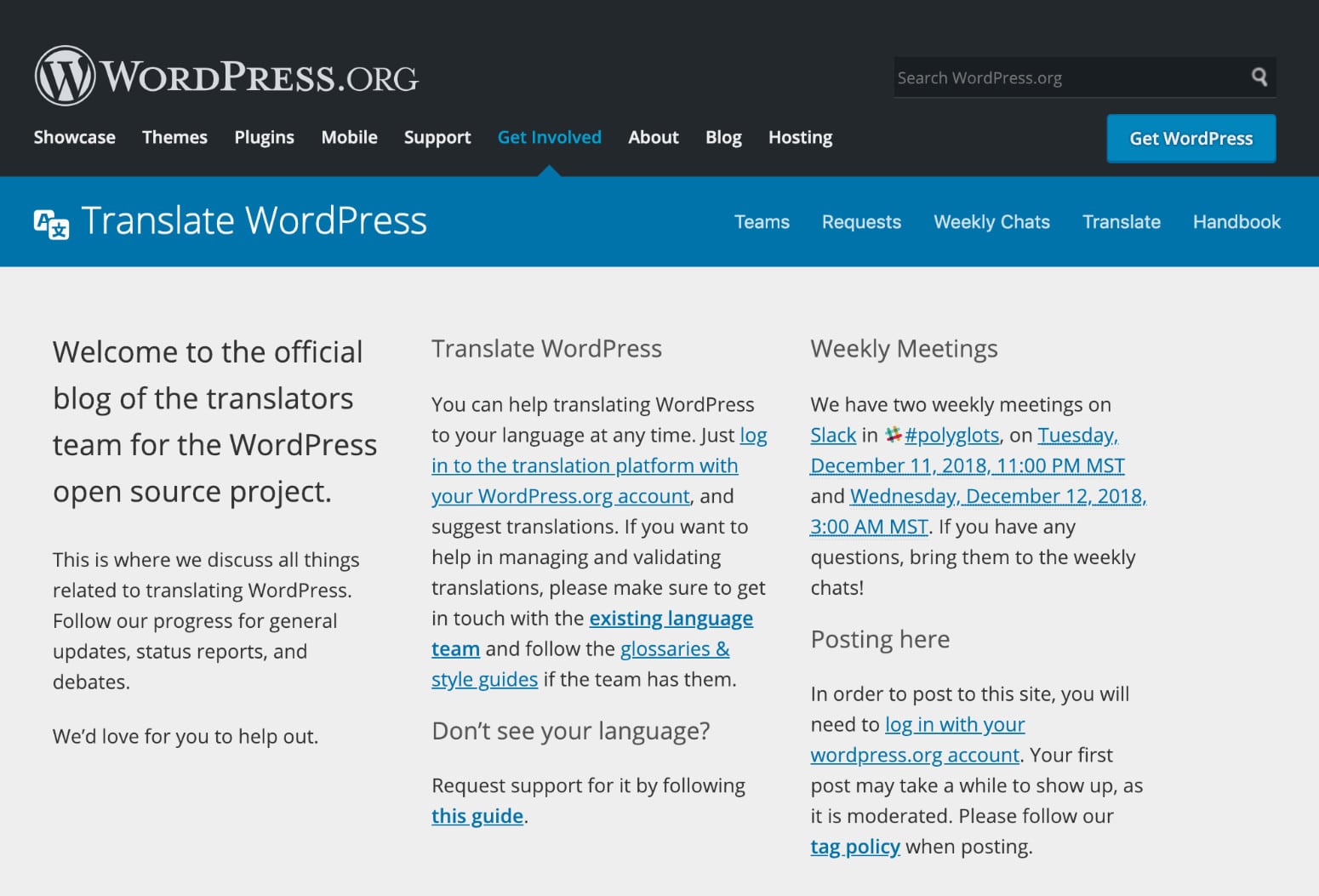 WordPress Polygots