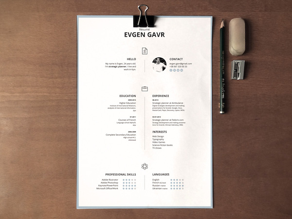 free-resume-template-download