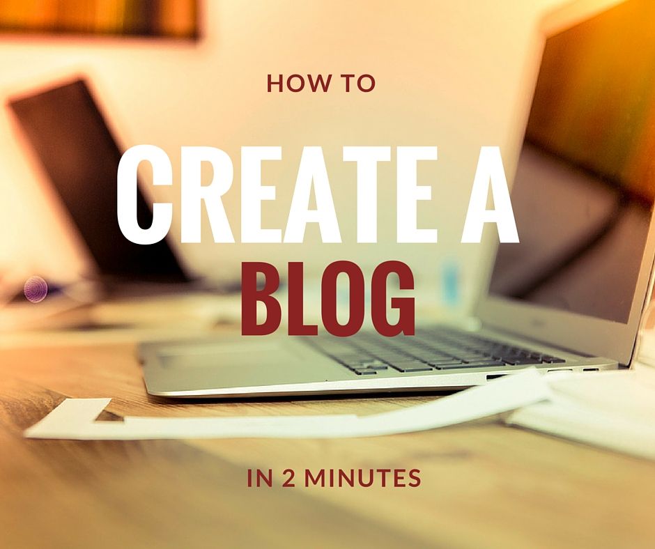 How to create blog