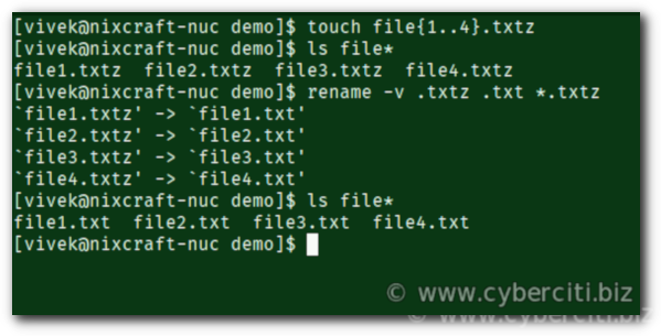 How to rename multiple folders in Linux