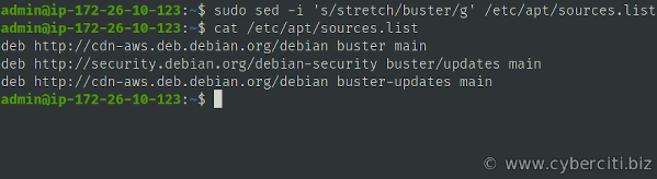 How To Upgrade Debian 9 Stretch To Linux Debian 10 Buster