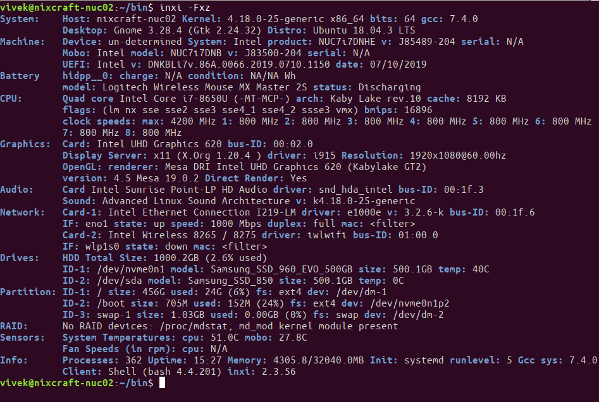 Linux 32 bit cpu command
