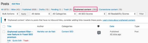improve your site structure by adding internal links to your orphaned content