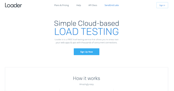 We used Loader.io to run tests on each host