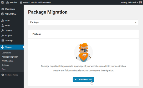Shipper - Package Migration
