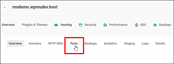 Hosting - Tools