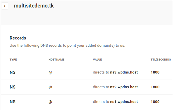 Add domain to DNS