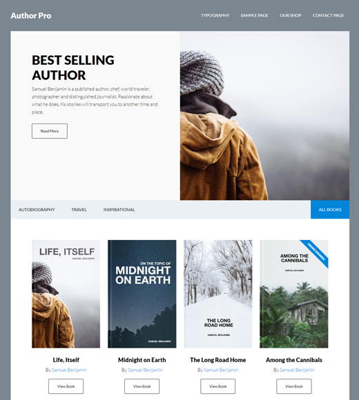 Author Pro Affiliate Marketing Online Library Theme 