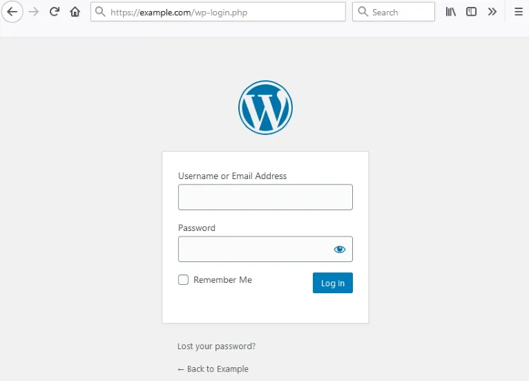 login to wordpress dashboard