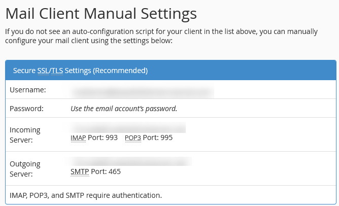 mail client manual settings how to use custom domain with gmail