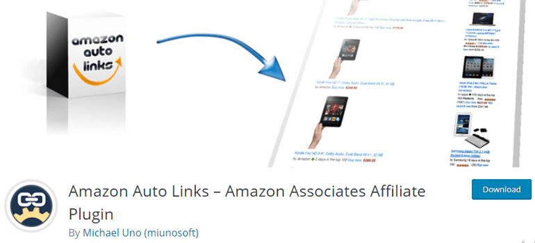 Amazon Auto links Affiliate Plugin