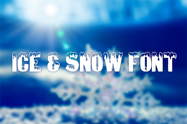 ice-and-snow-christmas-font