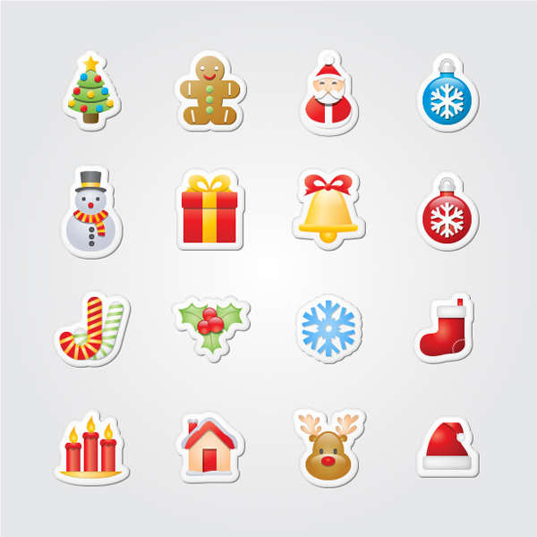 xmas-stickers-christmas-icon-set