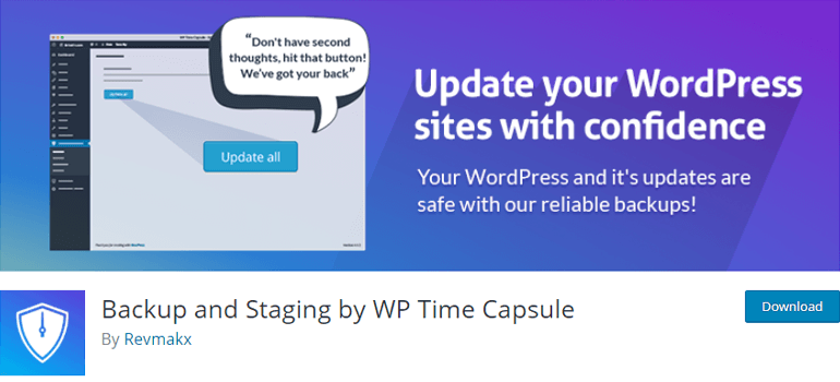 WP Time Capsule WordPress Backup Plugin