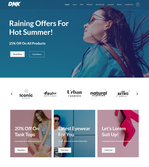 astra best theme for woocommerce and elementor