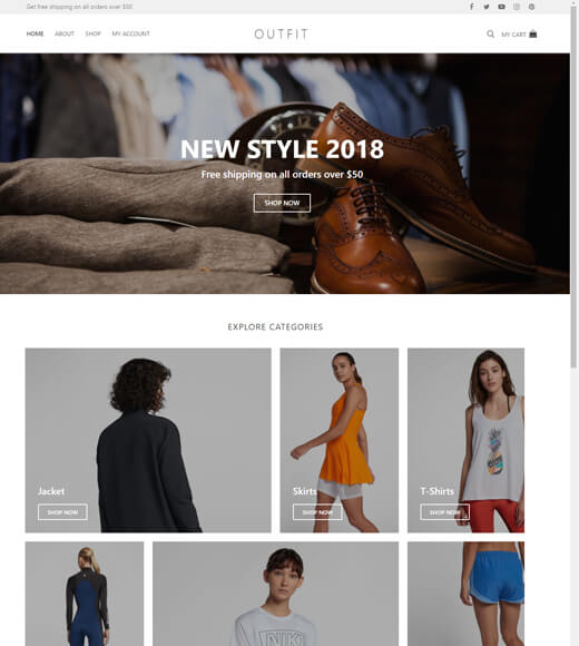 customify best woocommerce theme with elementor