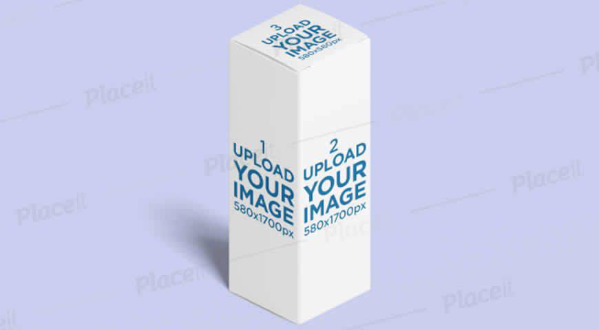 Box Minimalistic Setting Photoshop PSD Mockup Template