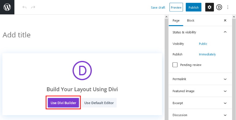 Using Divi