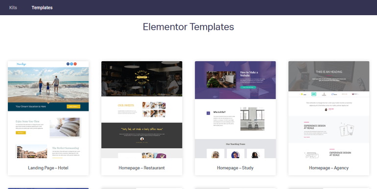 Elementor Templates