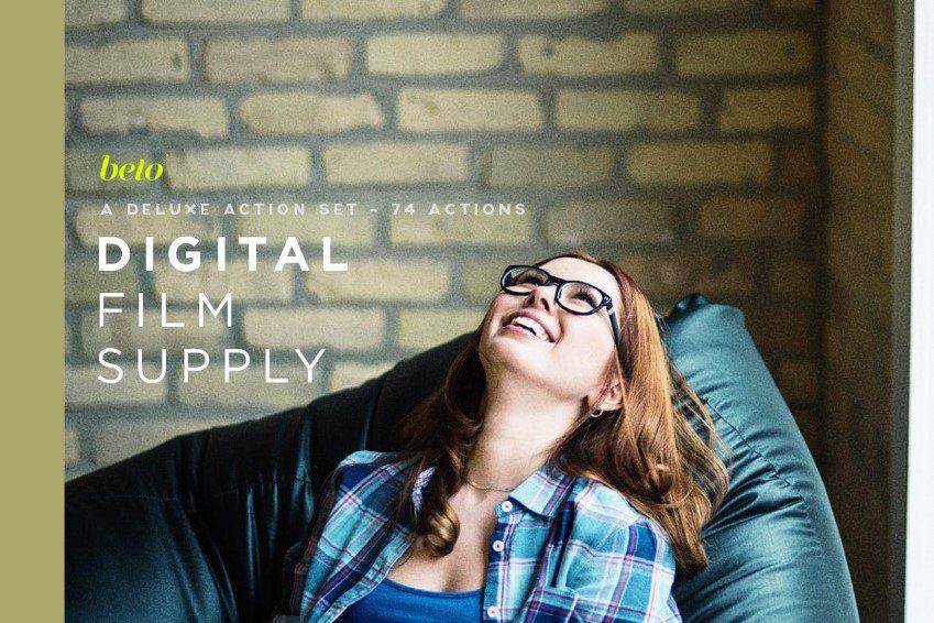 Digital Film Supply Photoshop Action Bundle