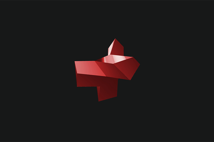 Example from Rotating Loading Animation of 3D Shapes with Three.js