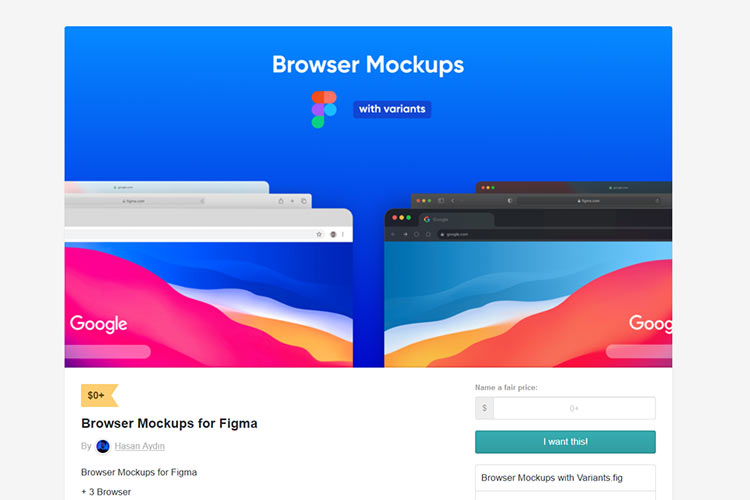 Example from Browser Mockups