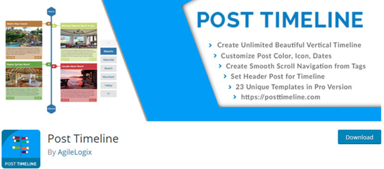 post timeline wordpress timeline plugins