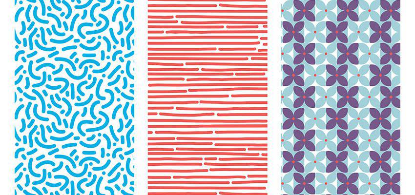 How to Create a Set of Hand-Drawn Retro Patterns adobe illustrator tutorial