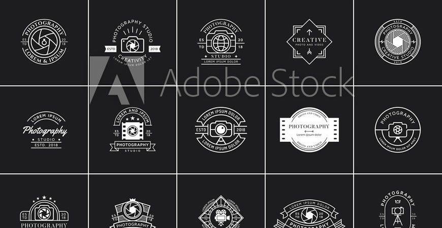 Emblem Badge Label Logo photographer camera photography