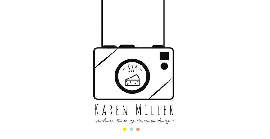 Say Cheese Illustrated Logo Template photographer camera photography