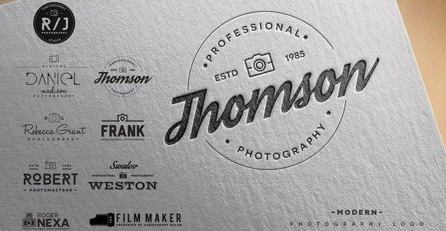 Modern Photography Logo Templates photographer camera