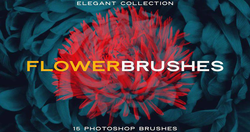 Elegant Flower free photoshop nature brush sets