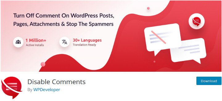 disable comments best free wordpress plugins
