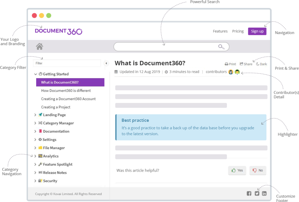 Document360 Screenshot