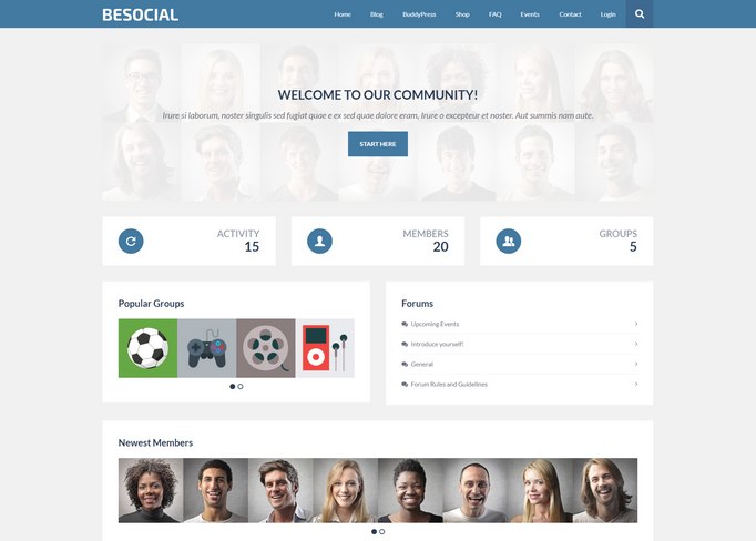 besocial theme