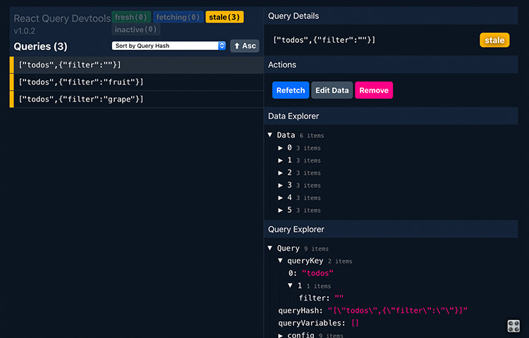 react query