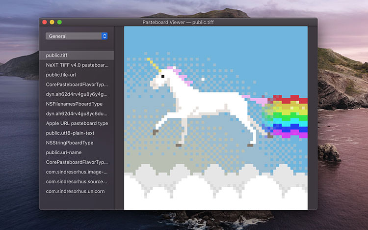 Pastboard Viewer app running in macOS
