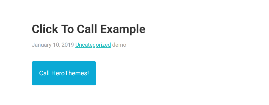 Click to call HTML example