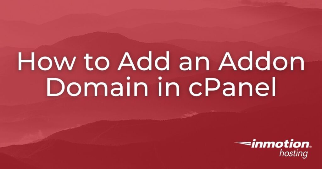 Add an Addon Domain header image for article
