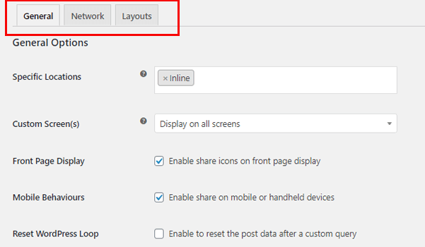 Settings Options How to Add Social Media Share Button to WordPress Blog