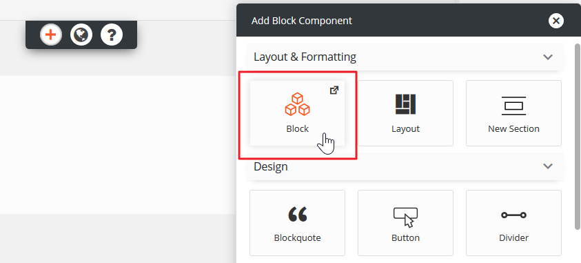Select Block