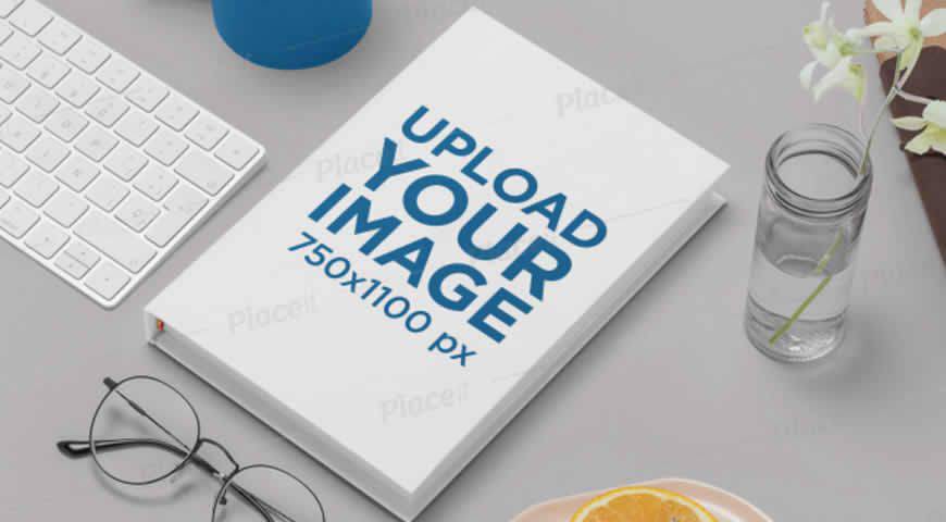 Hardcover Book Photoshop PSD Mockup Template