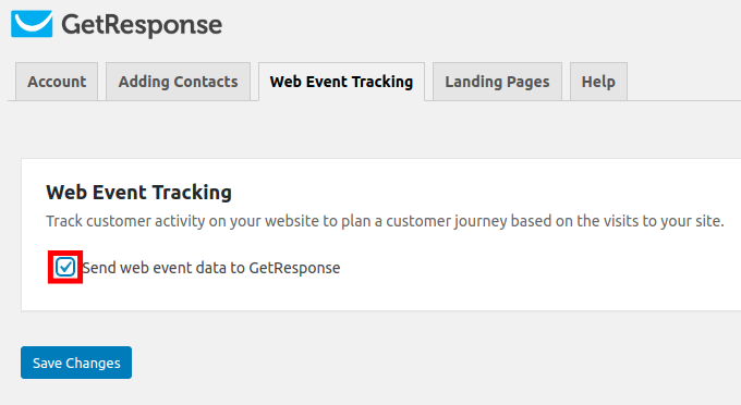 Track Web Events in WordPress