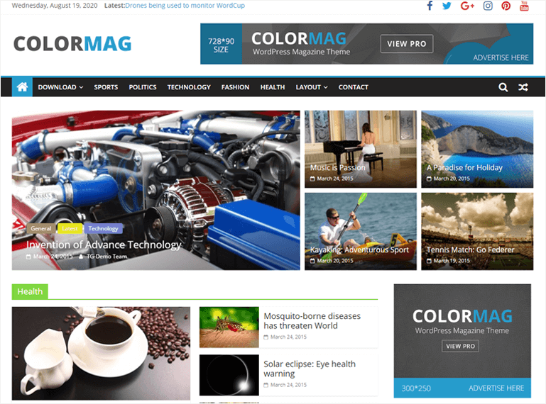 ColorMag Theme Demo