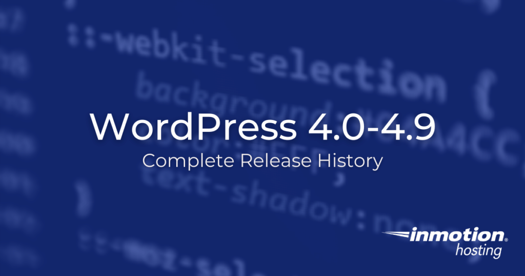 wordpress-4-wordpress-release-history