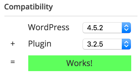 WordPress 4.5.2 compatible example