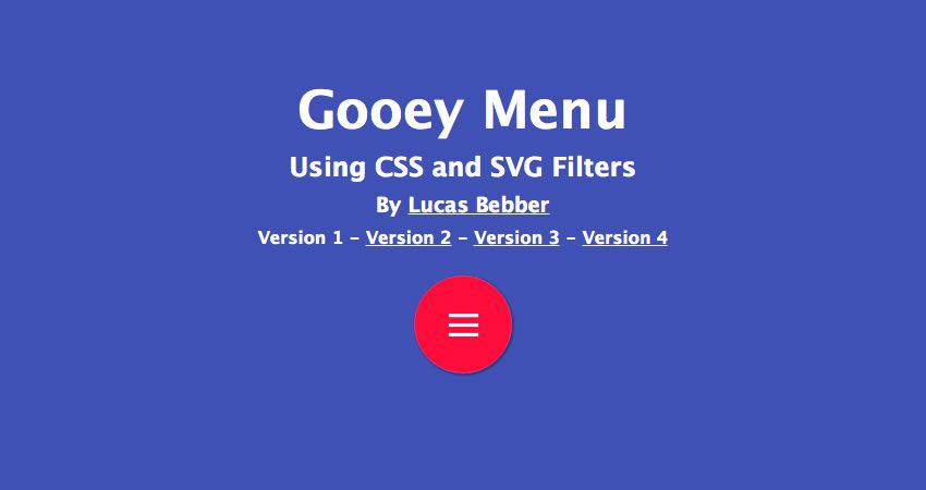 The Gooey Effect SVG Filter Tutorial